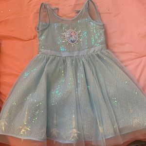 Girls Elsa Disney Dress with sequins